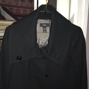 Black peacoat